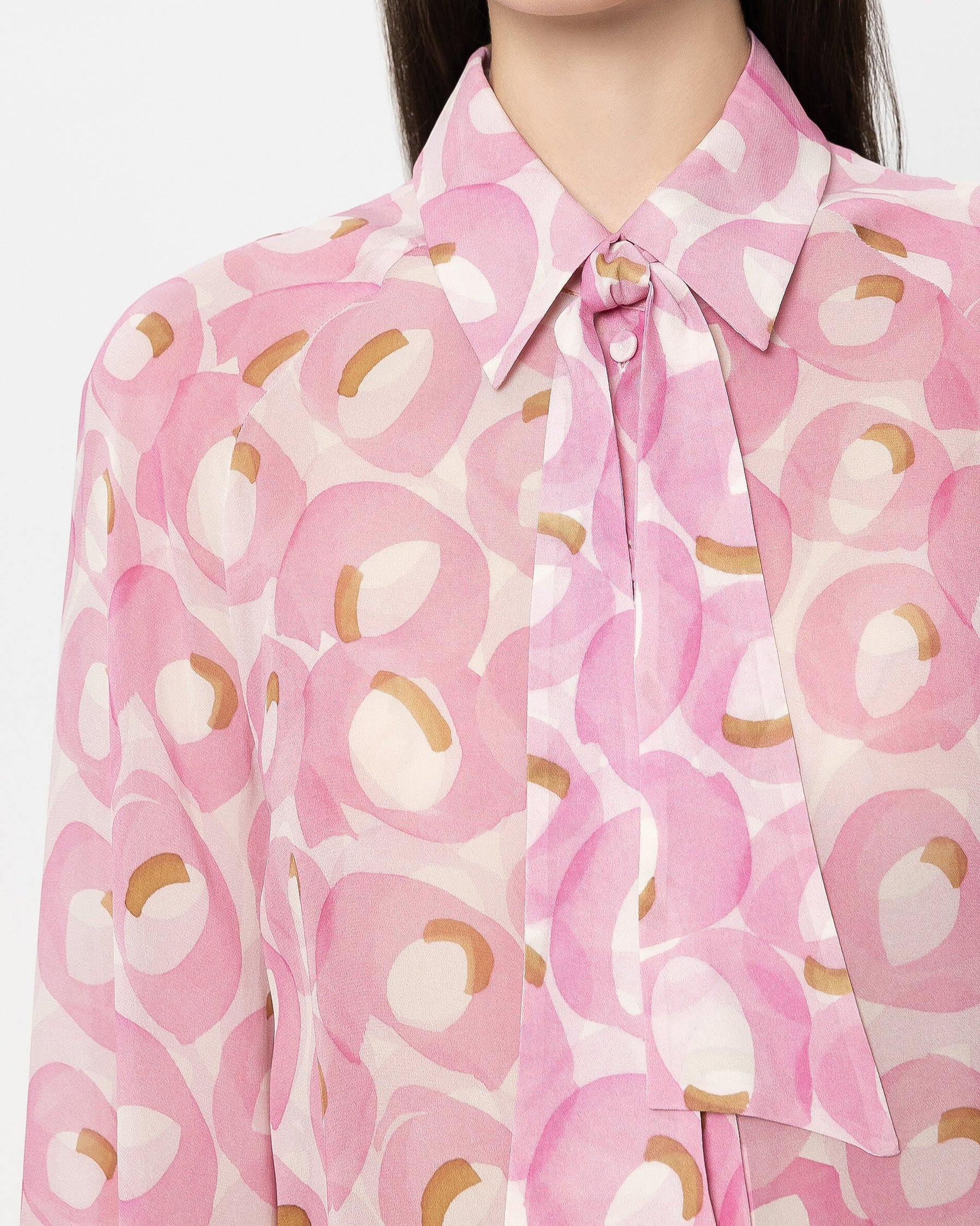 Retro Print Shirt - Retro Print Pink