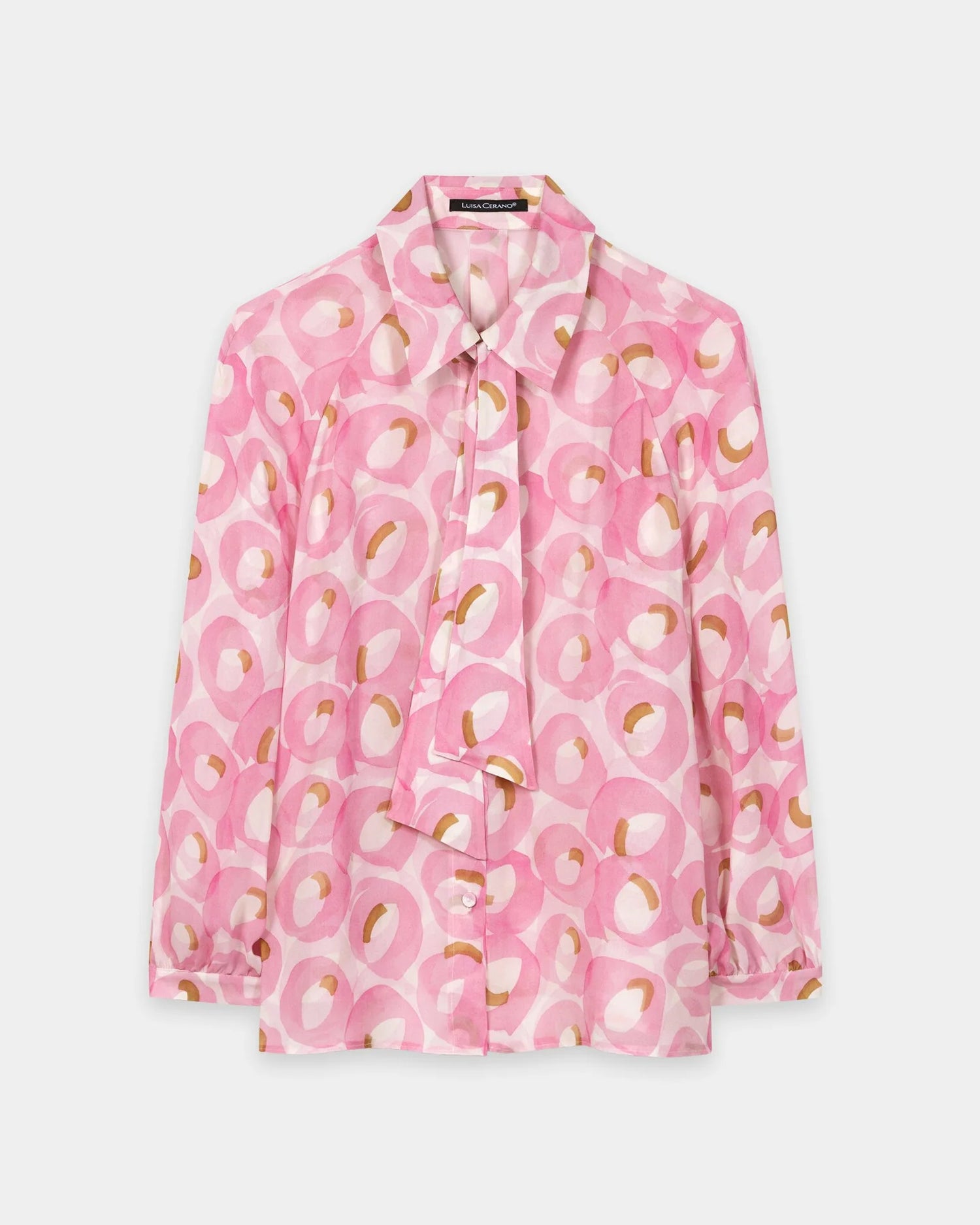 Retro Print Shirt - Retro Print Pink