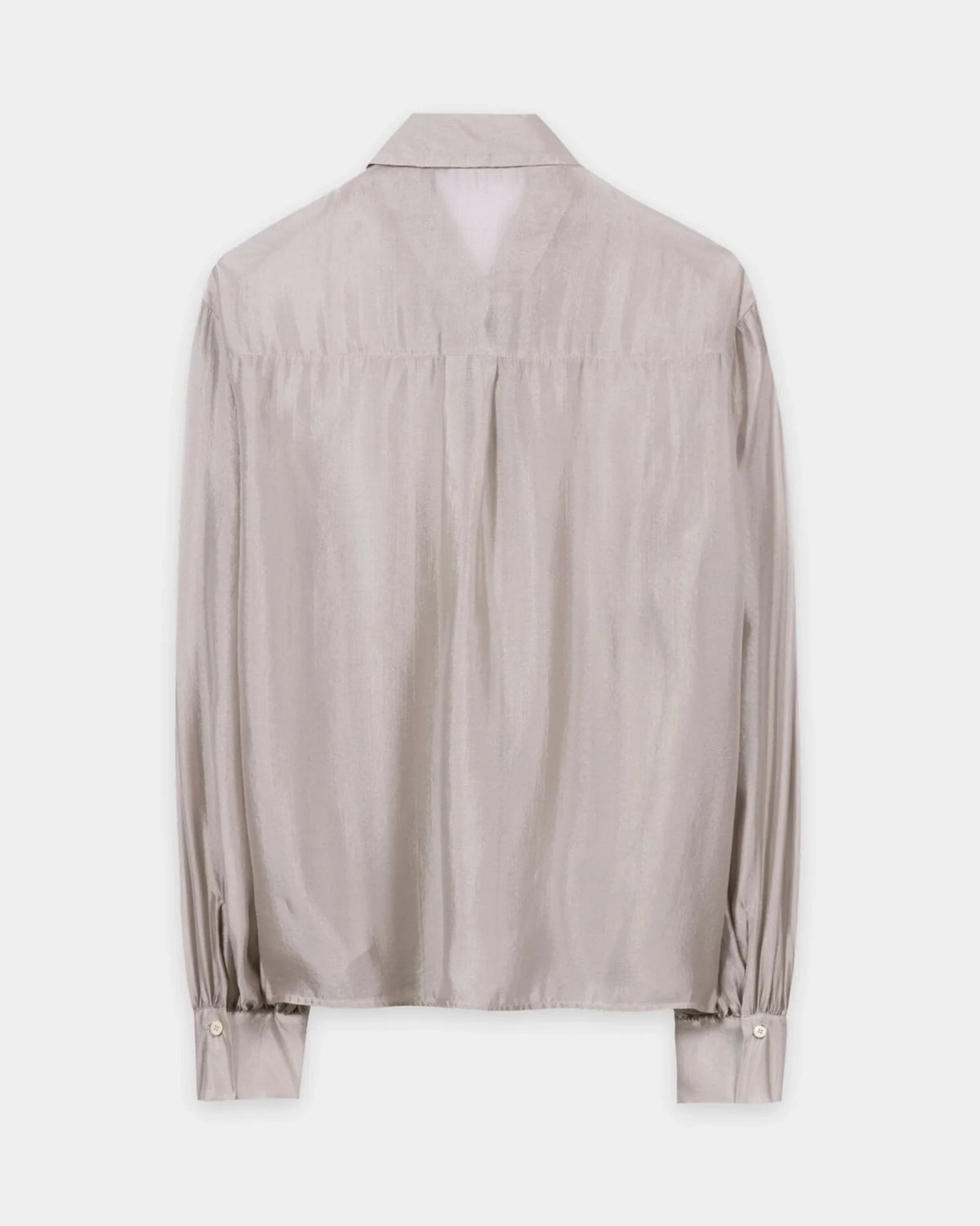 Semi Transparent Blouse - Pearl