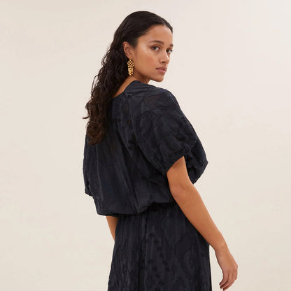 Mabel Mist Blouse - Midnight