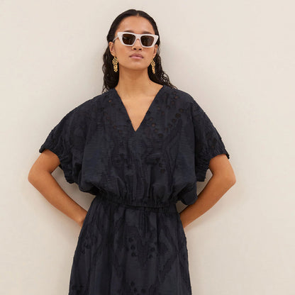 Mabel Mist Blouse - Midnight
