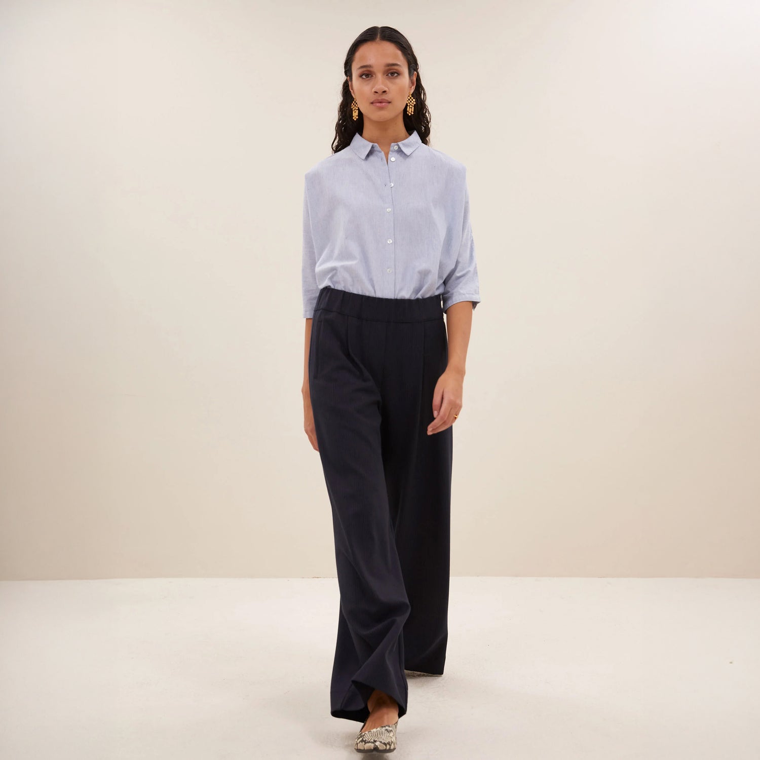 Benji Copper Stripe Pants - Copper Stripe