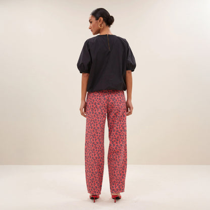 Cheetah Jean - Red