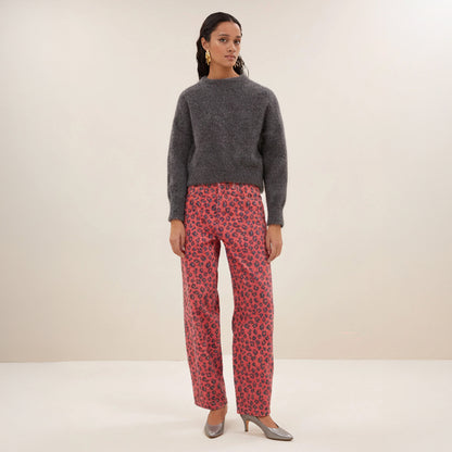 Cheetah Jean - Red
