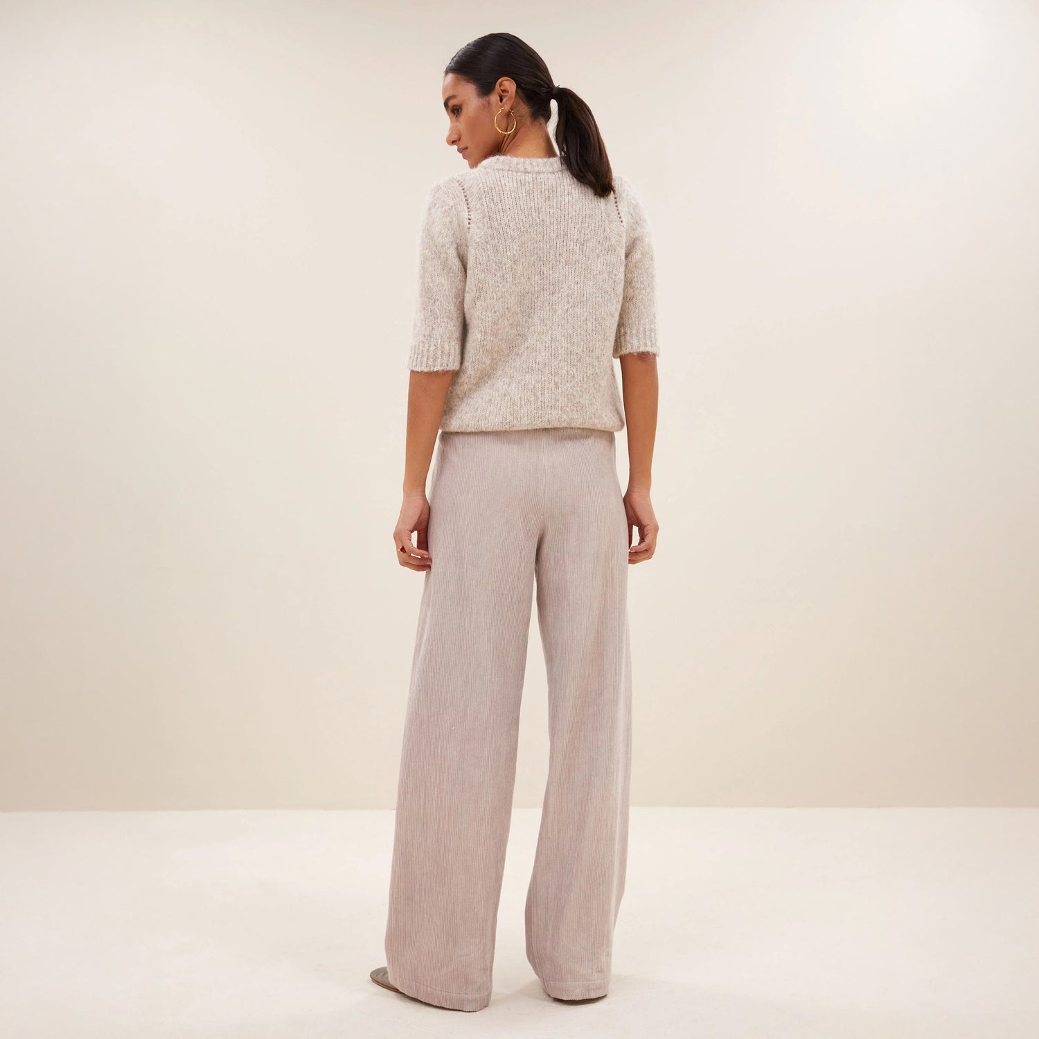 Odin Cord Pants - Light Chalk