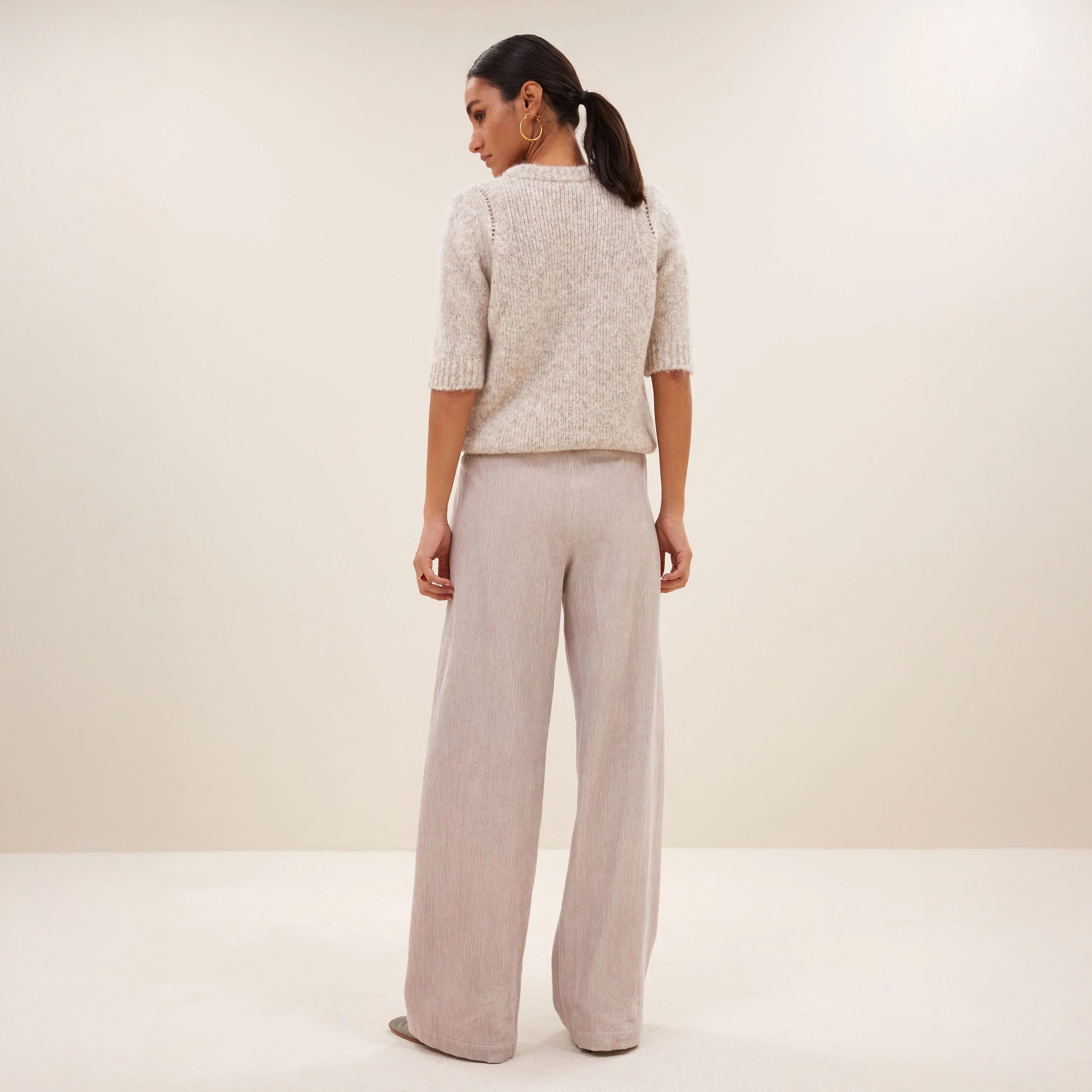 Odin Cord Pants - Light Chalk