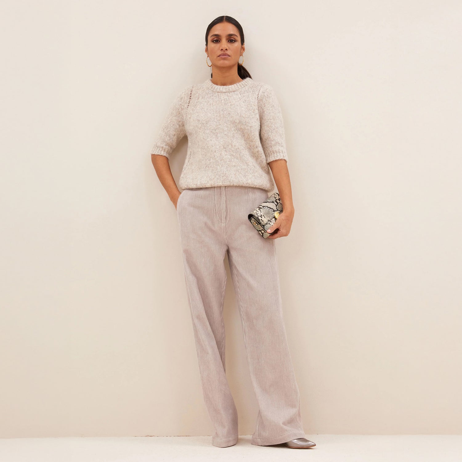 Odin Cord Pants - Light Chalk