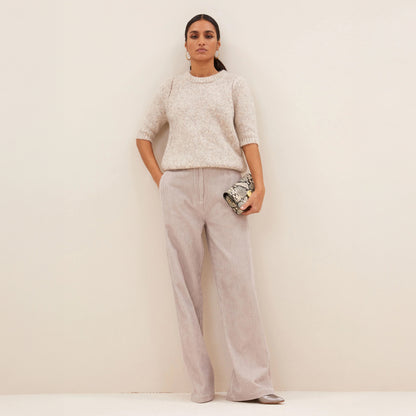 Odin Cord Pants - Light Chalk
