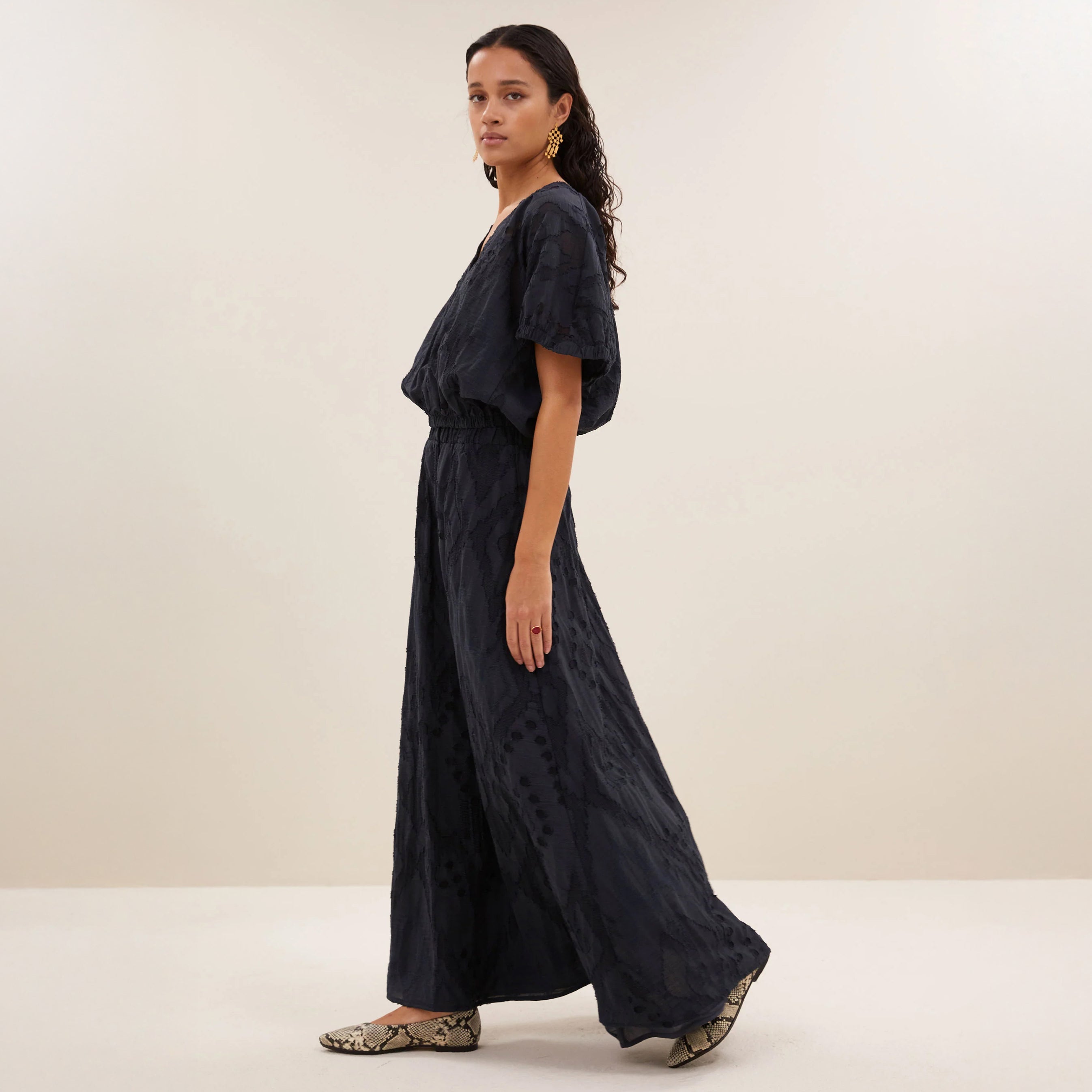 Mabel Mist Blouse - Midnight