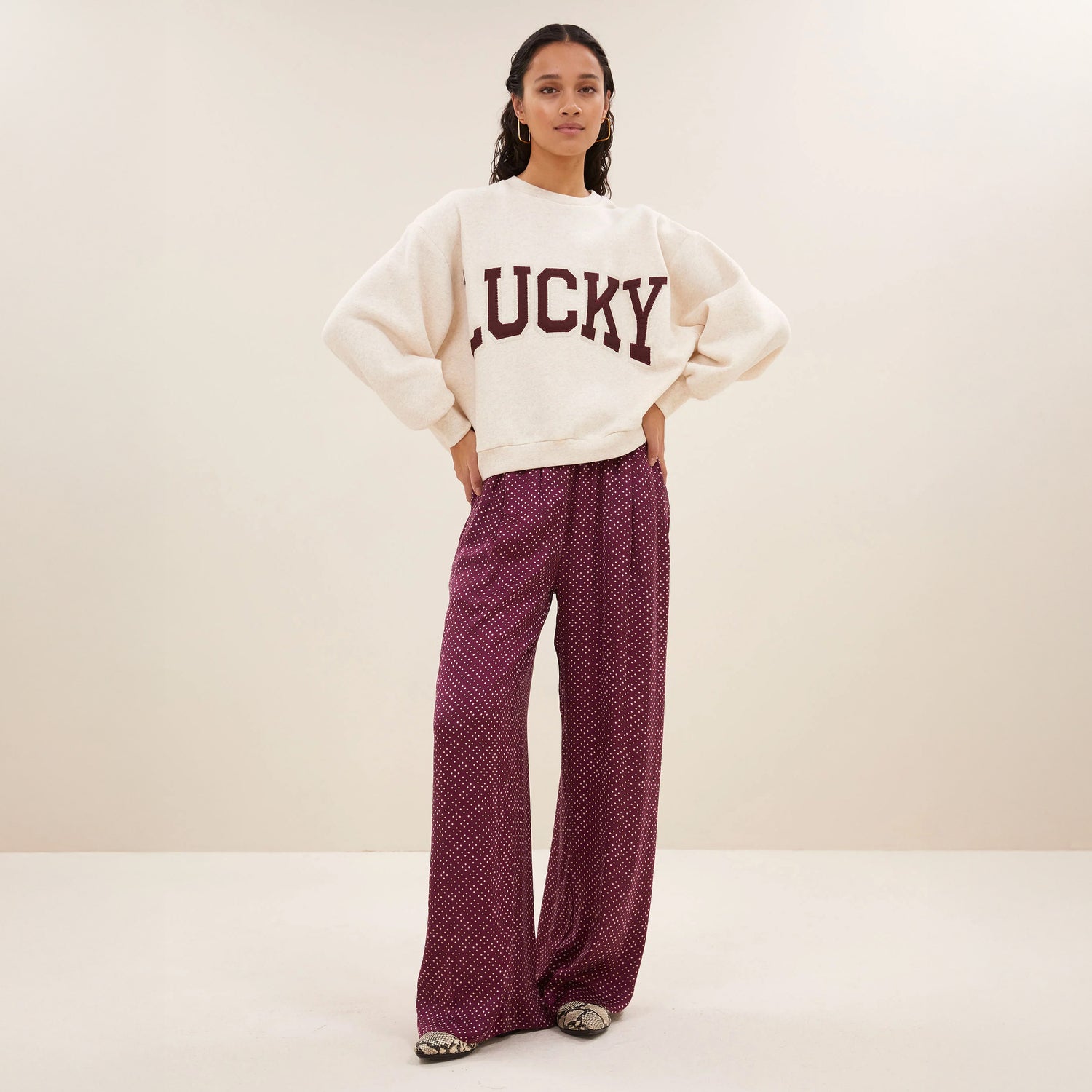 Bibi Sweater - Oyster Melee