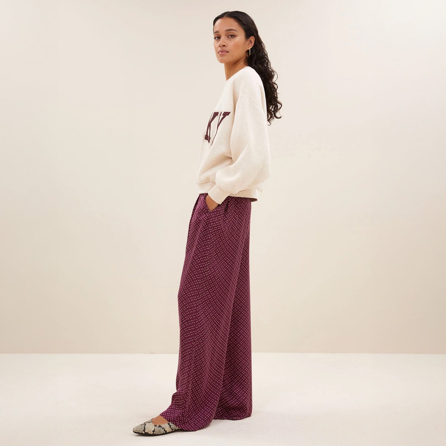 Bibi Sweater - Oyster Melee