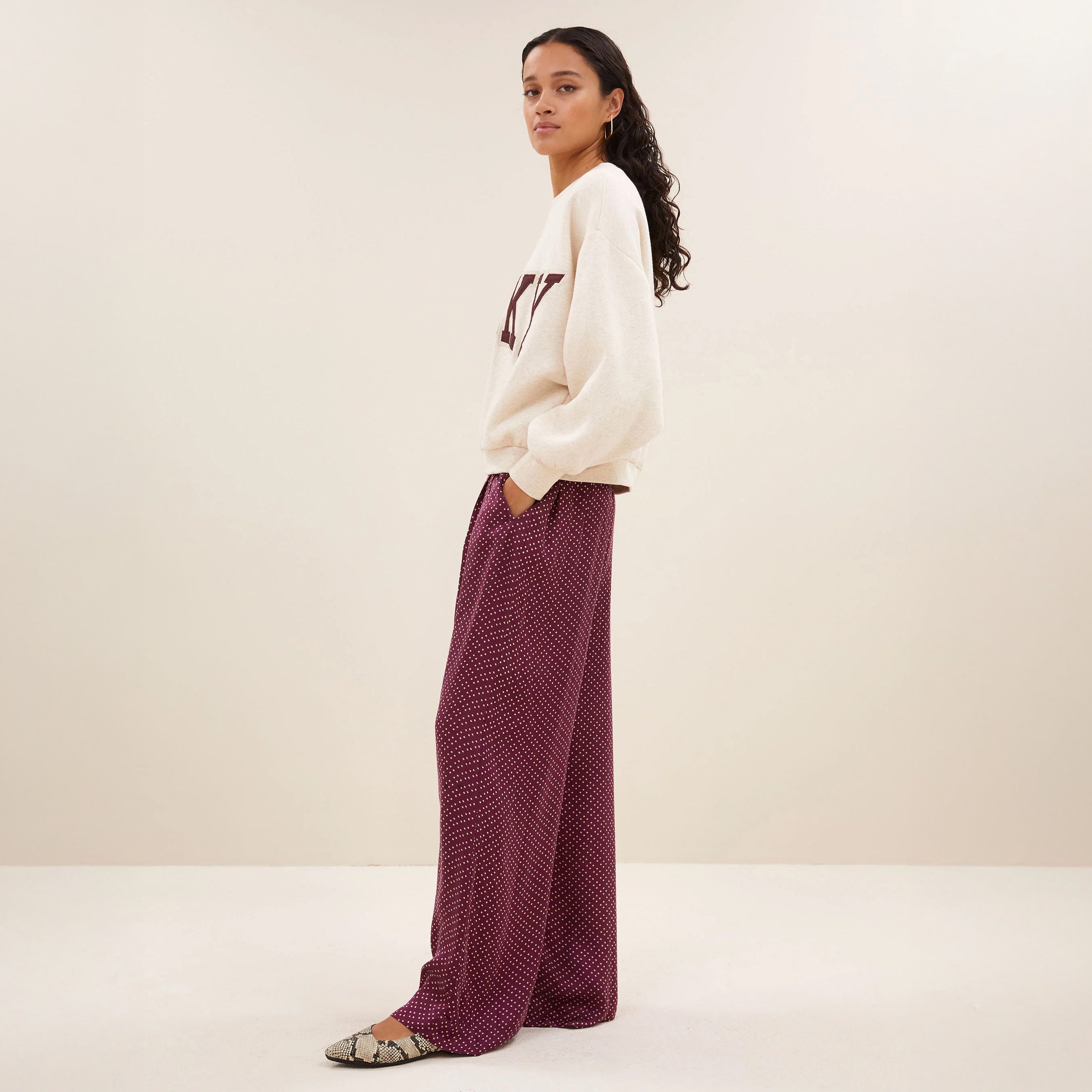 Bibi Sweater - Oyster Melee