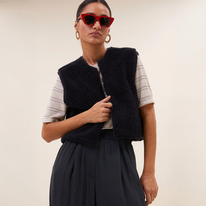 Wolly Gilet - Midnight