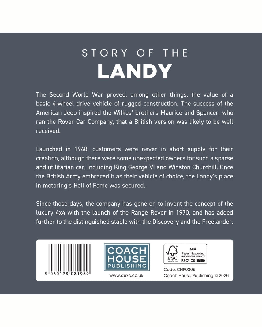 Story Of The Landy Book - Hardback Book