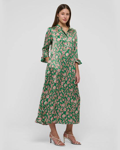 Rosanna Dress - Paisley Green
