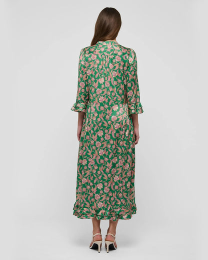 Rosanna Dress - Paisley Green