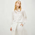 Ricola Cotton/Silk  Embroidered Shirt - White