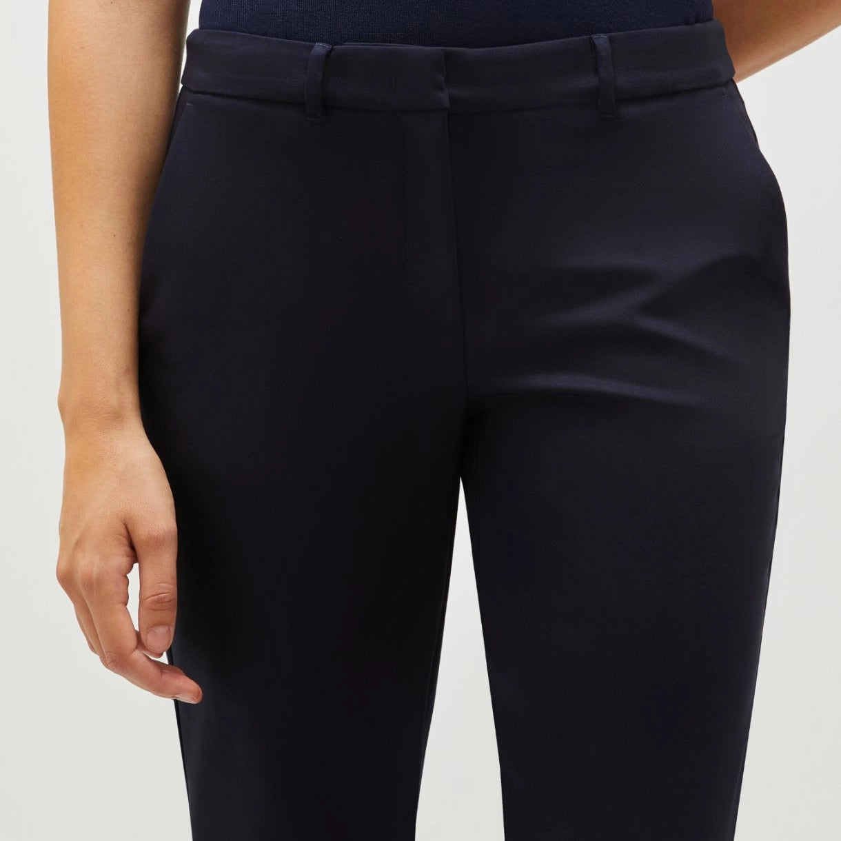 Miele Stretch Crop Trouser - Navy