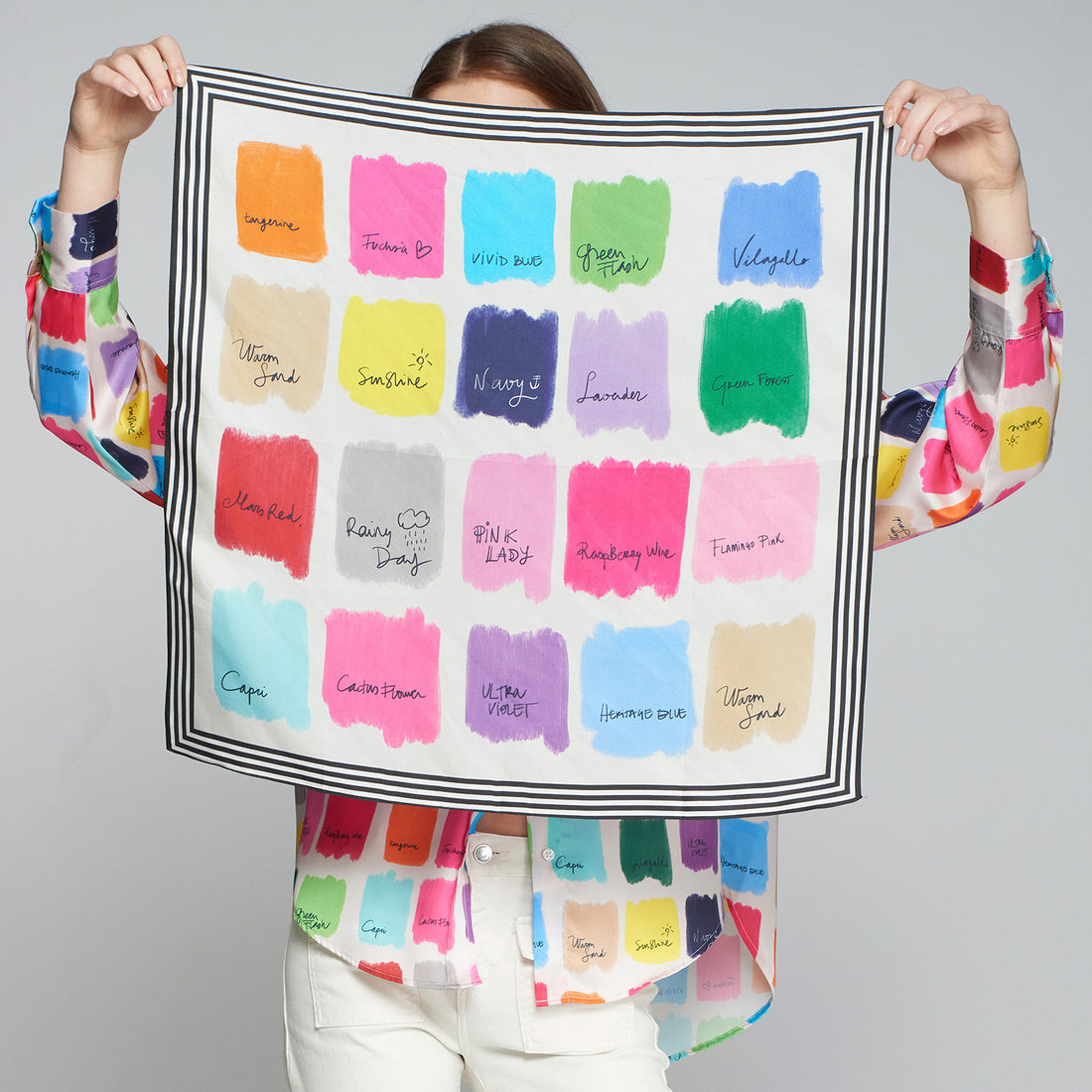 Pantone Silk Scarf - Multi