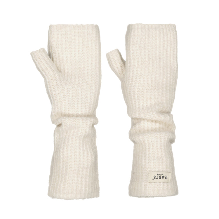 Darty Fingerless Gloves - Cream