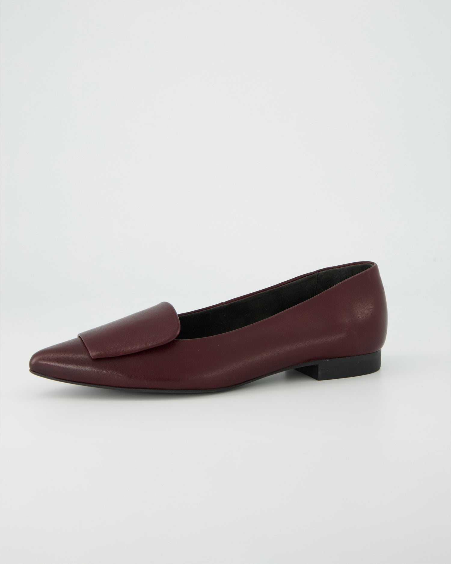 Pointed Slip On Loafer - Red
