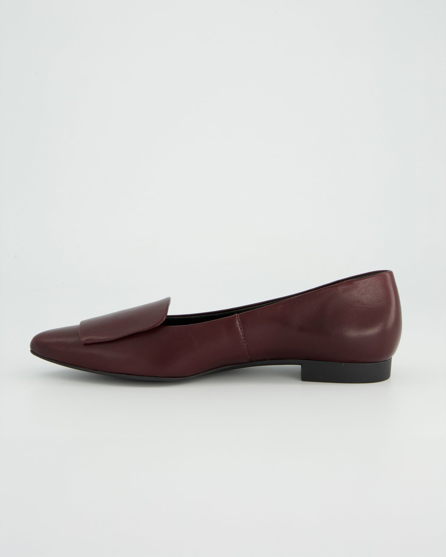 Pointed Slip On Loafer - Red