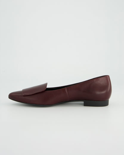 Pointed Slip On Loafer - Red