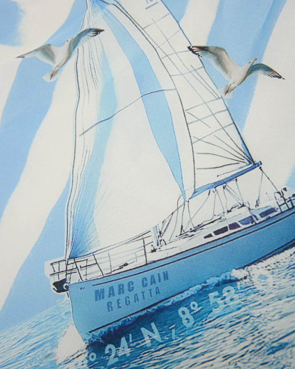 Nautical Scarf - Blue