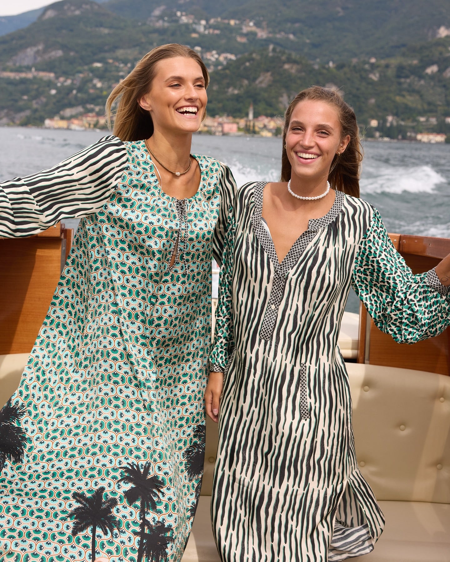 Hanna Placket Dress - Tropical Safari
