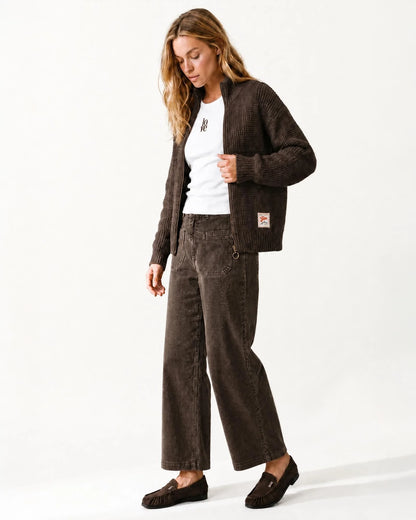 Lucia Cord Trousers - Cocoa