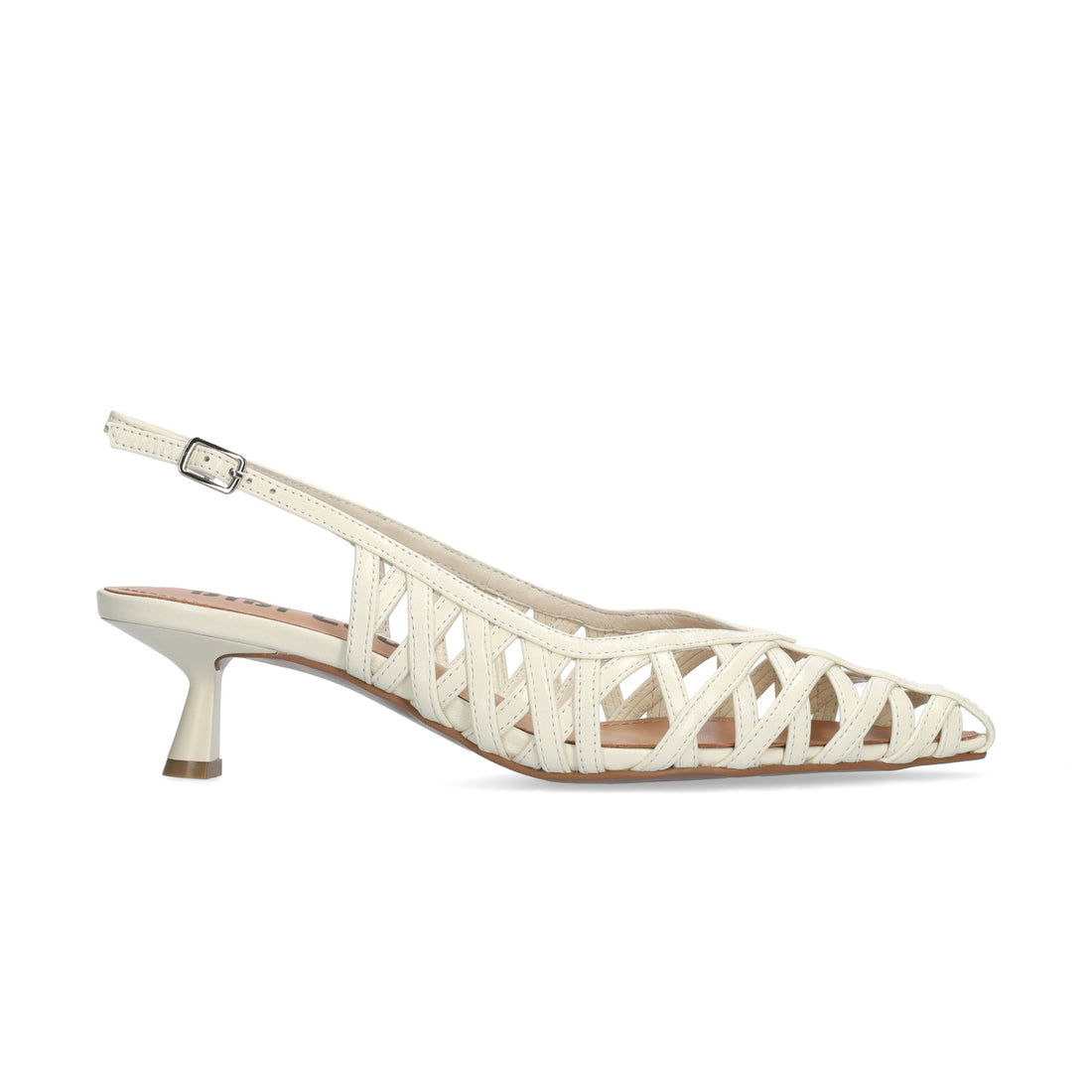 Liala Pump With Straps - Blanco