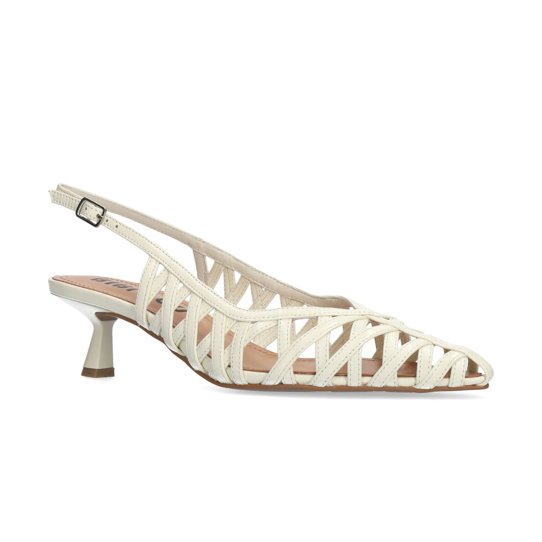 Liala Pump With Straps - Blanco