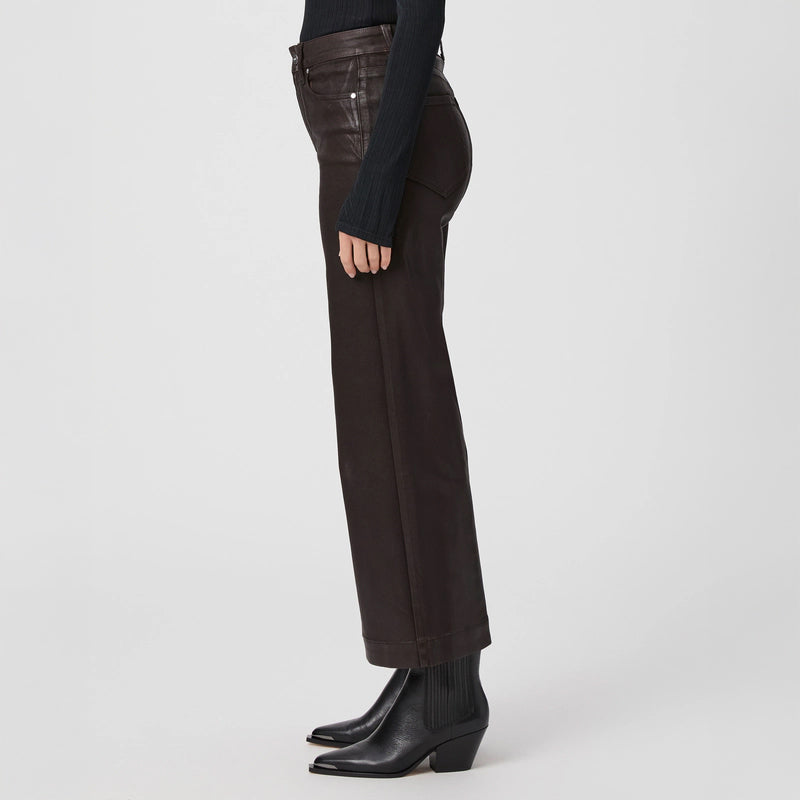 Anessa Ankle Wide Leg - Chicory Coffee Luxe Coating