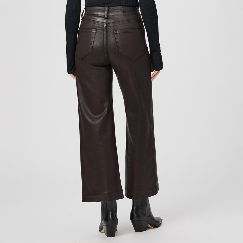 Anessa Ankle Wide Leg - Chicory Coffee Luxe Coating