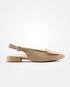 Pointed Sling Back - Beige
