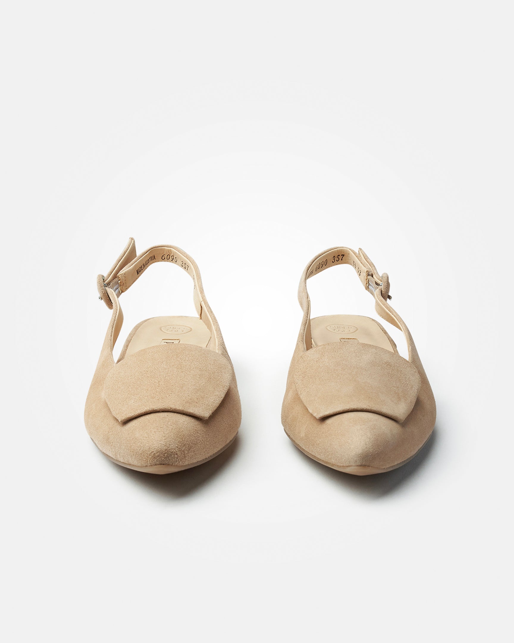 Pointed Sling Back - Beige