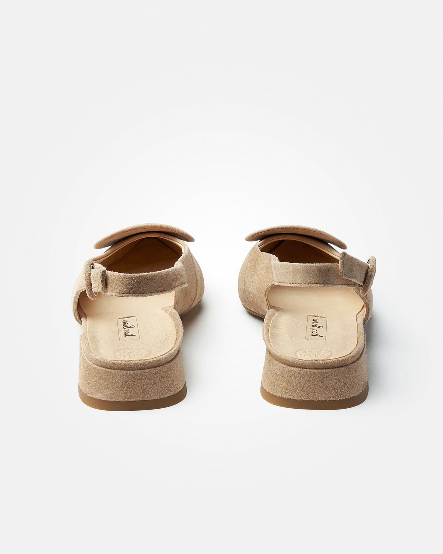 Pointed Sling Back - Beige