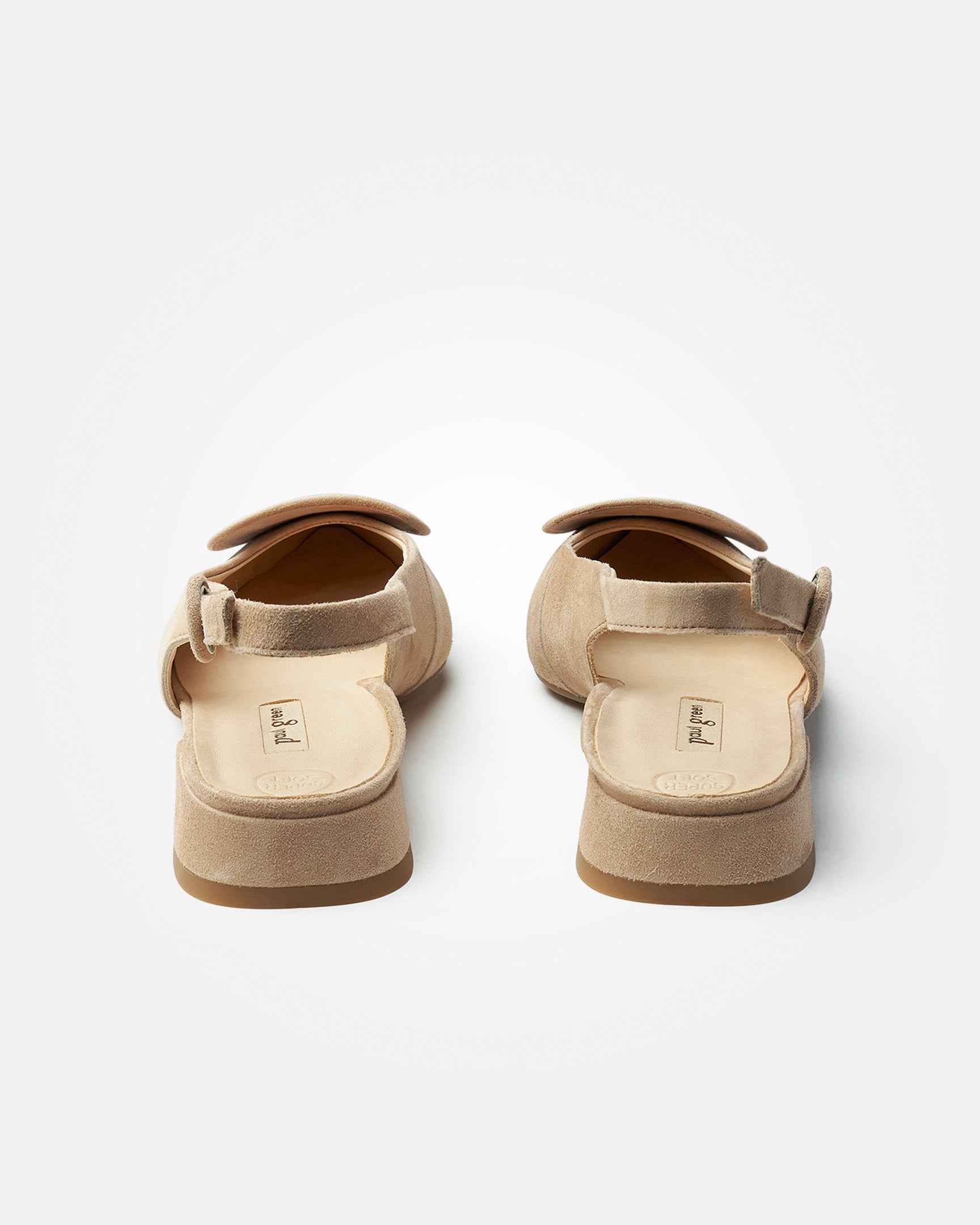 Pointed Sling Back - Beige