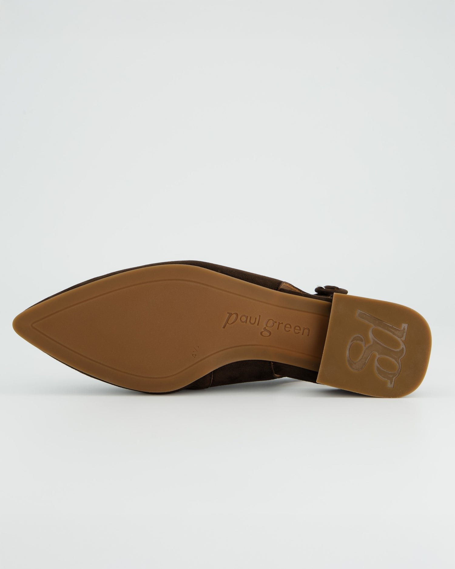 Pointed Sling Back - Brown