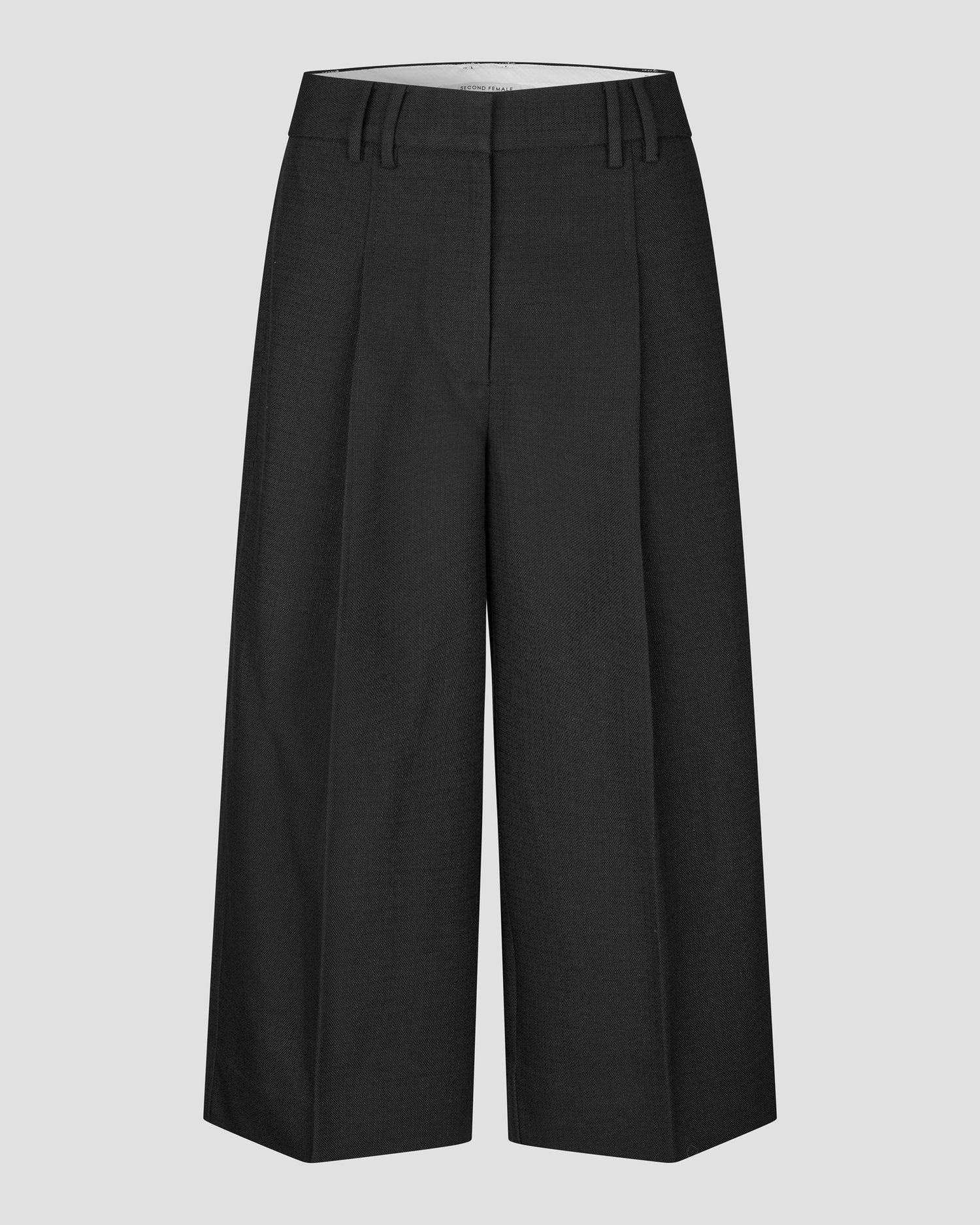 Sella Cropped Trousers - Black
