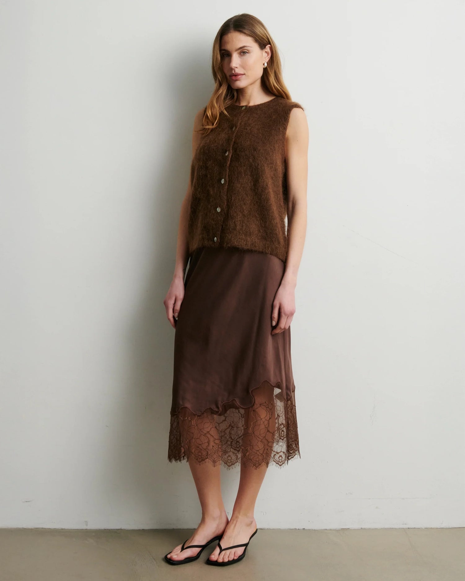 Wila Lace Midi Skirt - Carafe