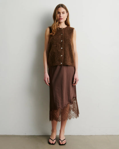 Wila Lace Midi Skirt - Carafe