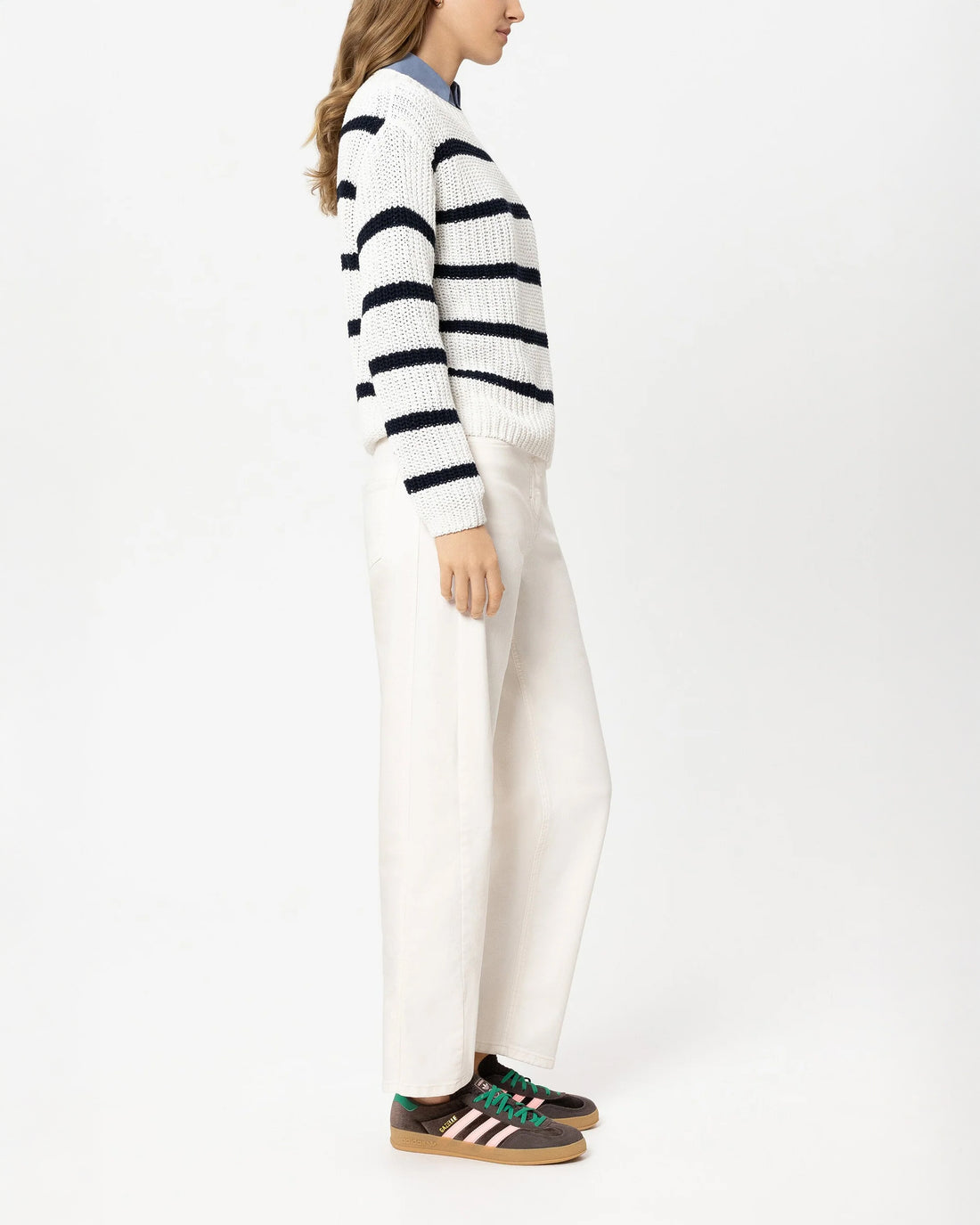 Authentic Barrel Leg Jean - Cream