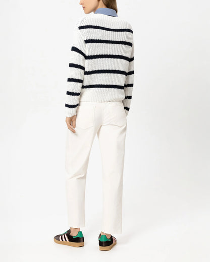 Authentic Barrel Leg Jean - Cream