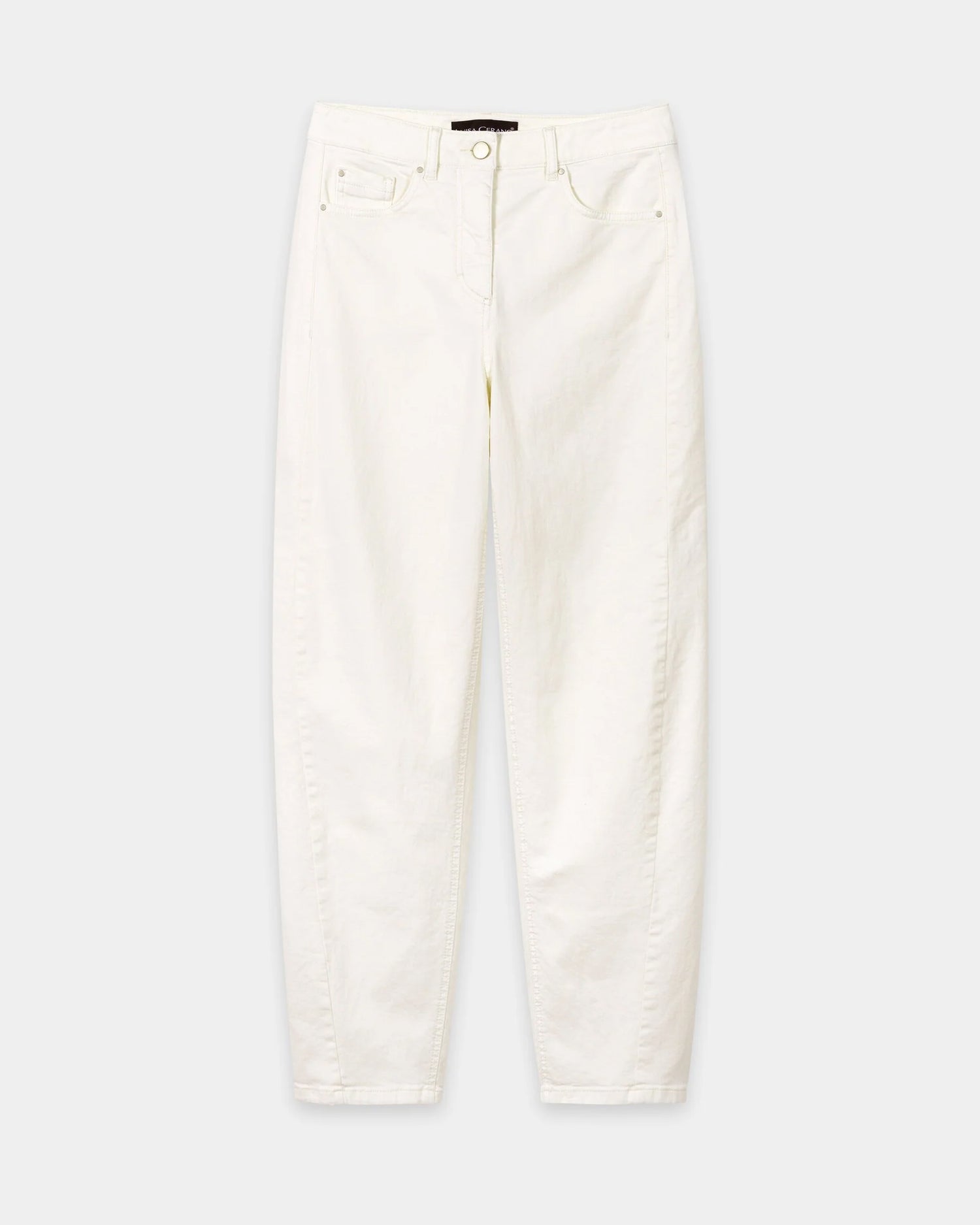 Authentic Barrel Leg Jean - Cream