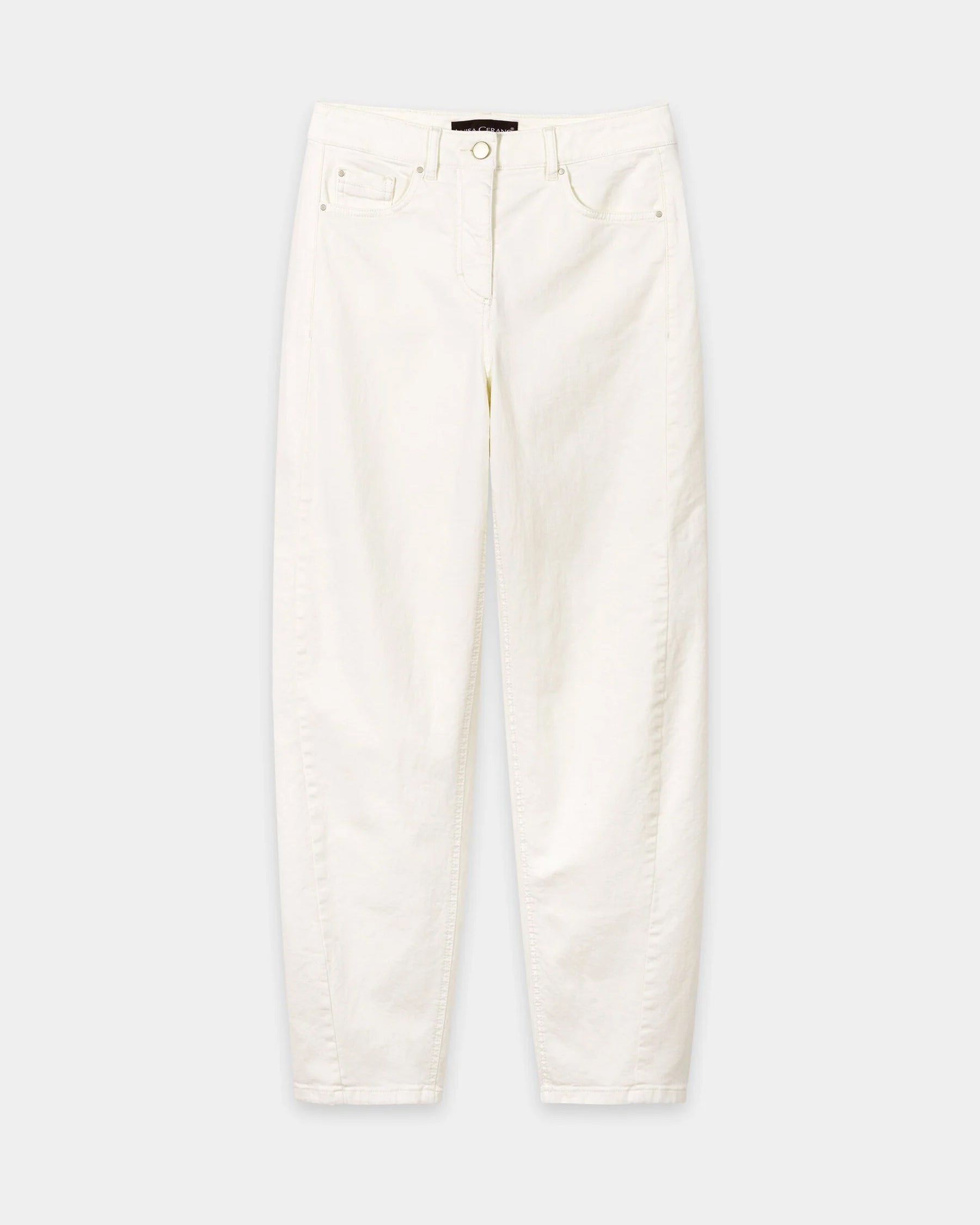 Authentic Barrel Leg Jean - Cream