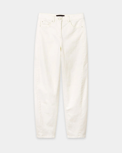 Authentic Barrel Leg Jean - Cream