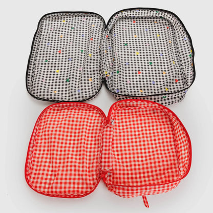 Large Packing Cube Set - Gingham