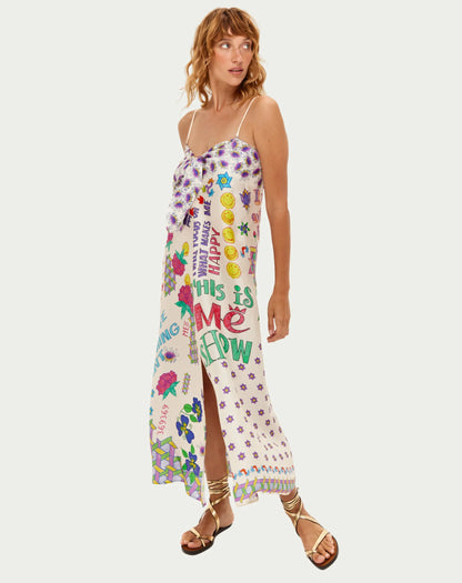 Eli Strapless Dress - Markers