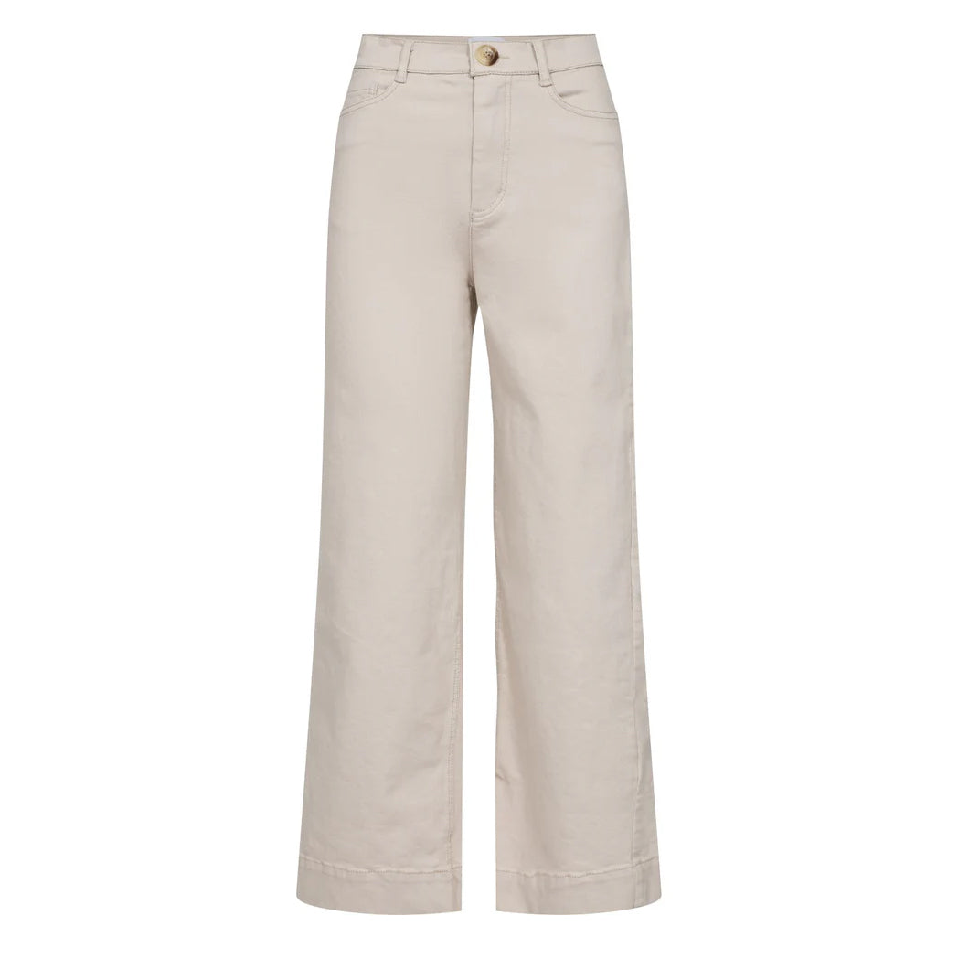 Nululu Pants Cropped - Grey Morn